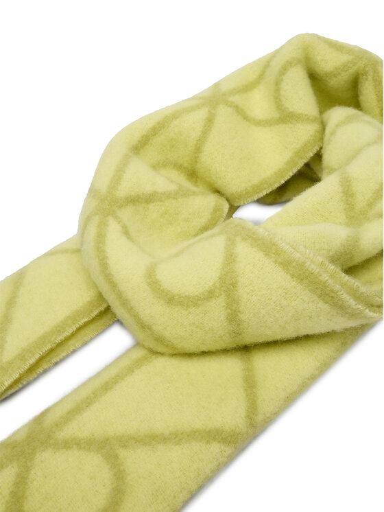 Calvin Klein Šalikas Calvin Klein Emblem Aop Brushed LV04D8072G Žalia