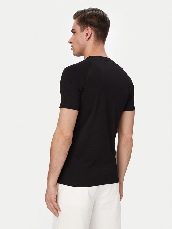 BOSS BOSS Camiseta 50517970 Negro Slim Fit