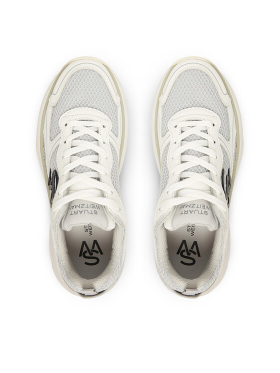 Stuart Weitzman Снікерcи Stuart Weitzman Trainer SH318 Білий