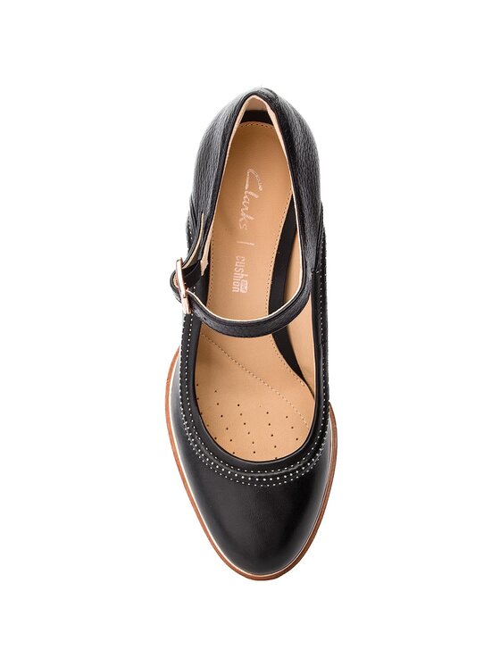 Clarks Lodičky Clarks Ellis Mae 261378004 Čierna