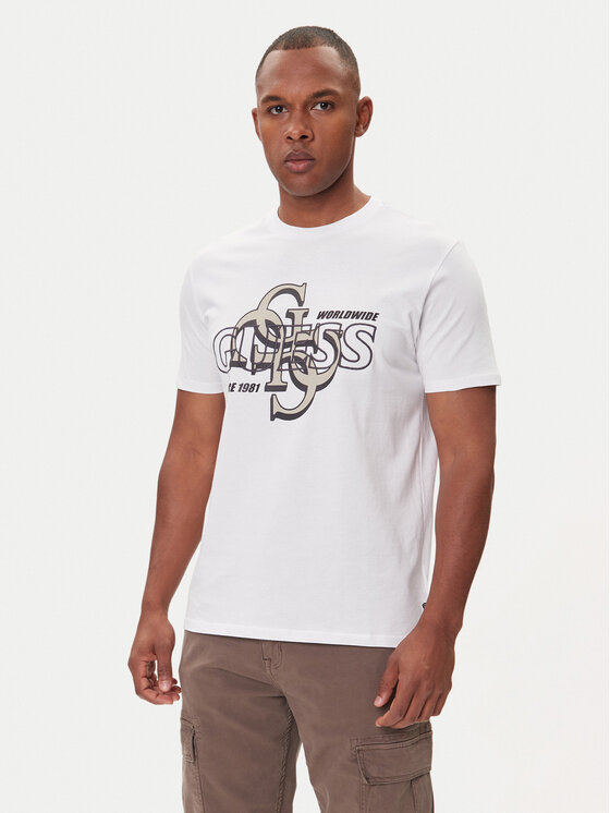 Guess Guess Camiseta M5BI72 I3Z14 Blanco Slim Fit