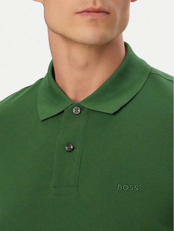 BOSS BOSS Polo Pallas 50553564 Verde Regular Fit