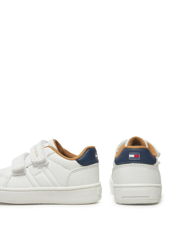Tommy Hilfiger Αθλητικά Tommy Hilfiger Low Cut Velcro Sneaker T1X9-33835-1355 M Λευκό