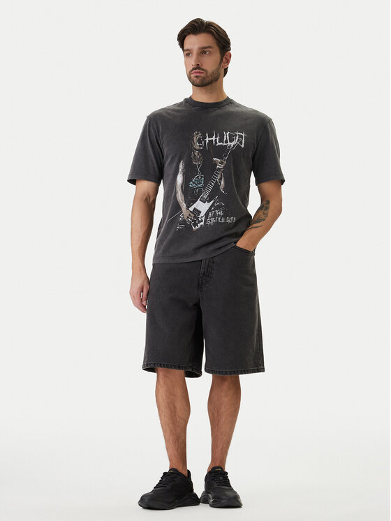 HUGO HUGO Camiseta Noctornix 50554368 Negro Regular Fit