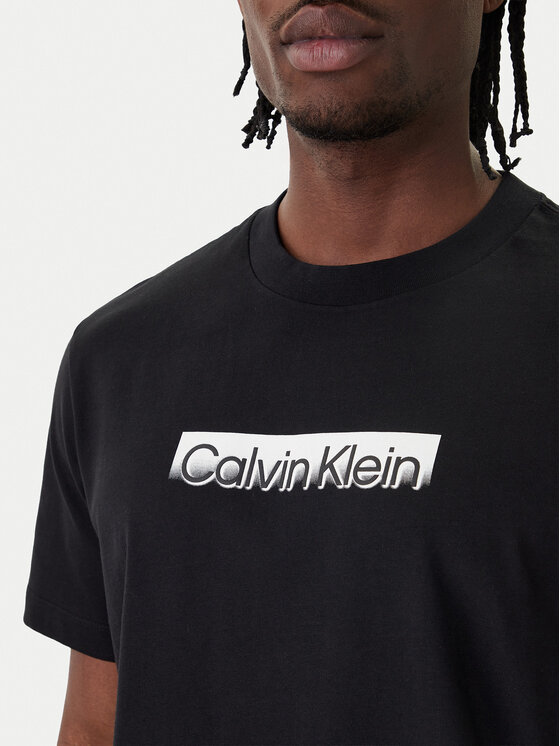 Calvin Klein Calvin Klein Camiseta LV04LF812G Negro Slim Fit