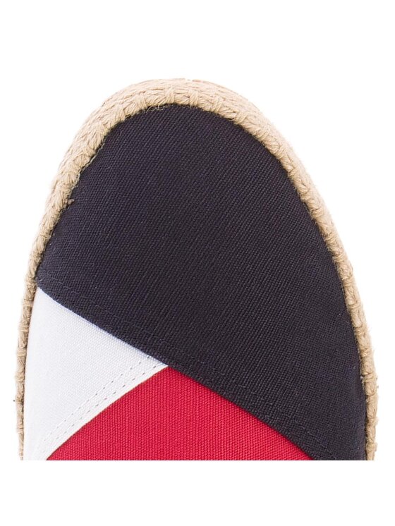Tommy Hilfiger Espadryle Tommy Hilfiger Colormix Espadrille FM0FM01417 Granatowy