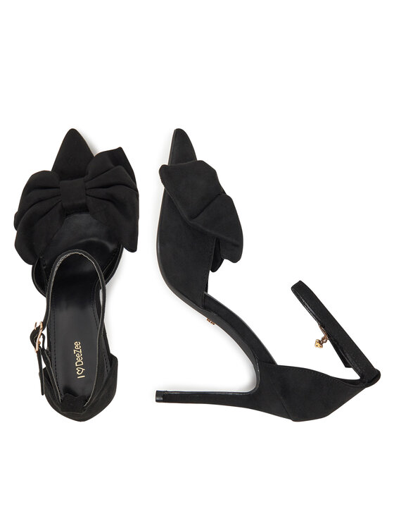 DeeZee Pantofi cu toc subțire DeeZee HT6176-57 Negru