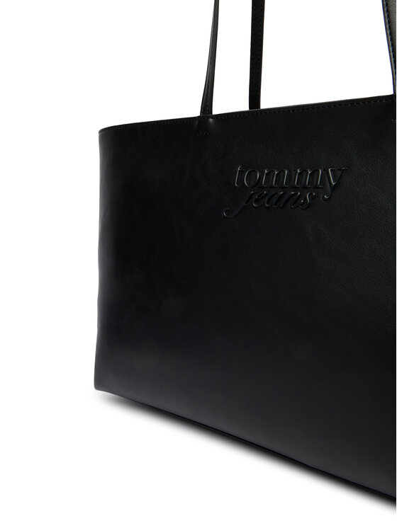 Tommy Jeans Дамска чанта Tommy Jeans Tjw Must Tote AW0AW18455 Черен