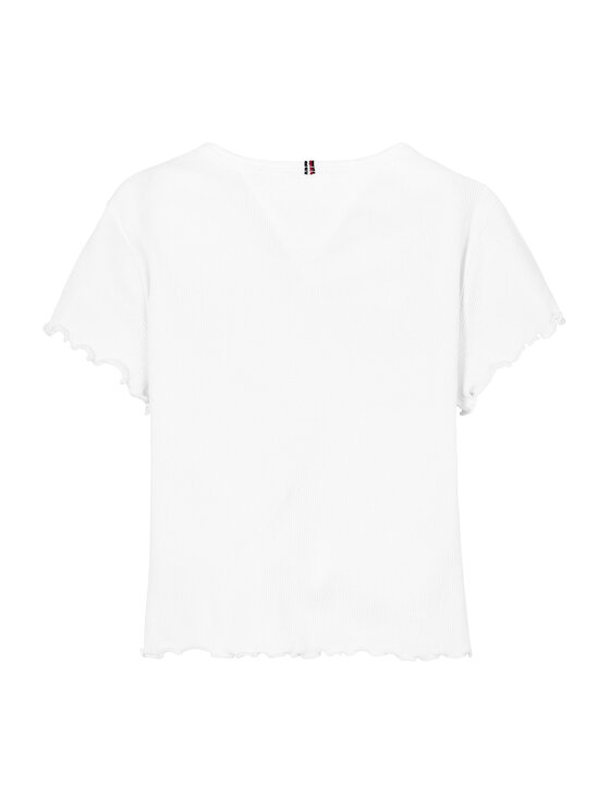 Tommy Hilfiger Tommy Hilfiger Majica Essential KG0KG08590 Bela Regular Fit