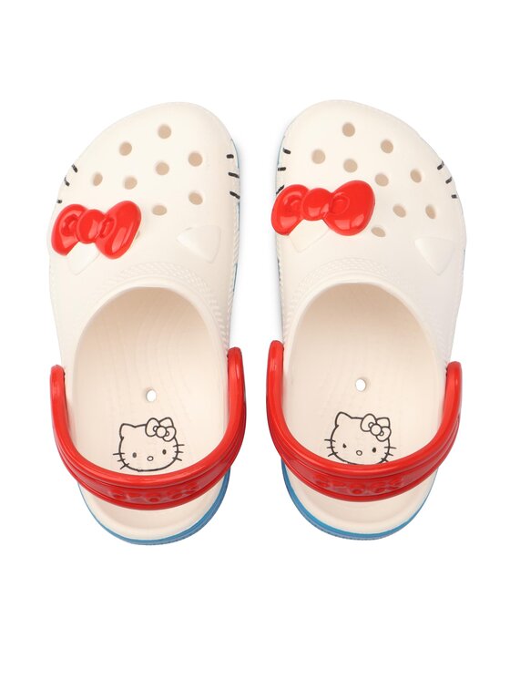 Crocs Шльопанці Crocs Hello Kitty Iam Classic Clog T 209469 Білий