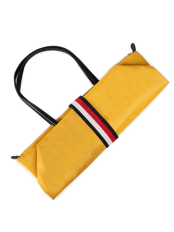 Tommy Hilfiger Táska Tommy Hilfiger Poppy Tote AW0AW07956 Sárga
