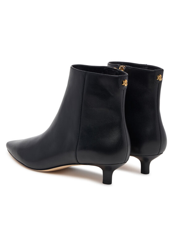 LAUREN RALPH LAUREN Škornji LAUREN RALPH LAUREN Frncsa Bt Hl Bo Bte 802P15721001 Črna