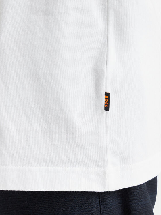 BOSS BOSS Camiseta Te_Being 50571288 Blanco Regular Fit