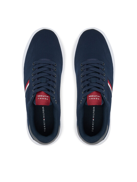 Tommy Hilfiger Laisvalaikio batai Tommy Hilfiger Modern Lightcup FM0FM05528 Tamsiai mėlyna