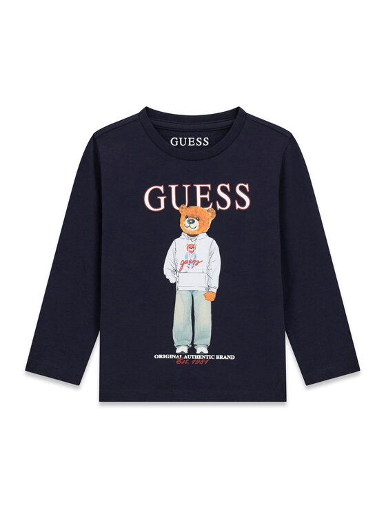 Guess Guess Блузка N6YI06 K3794 Cиній Regular Fit