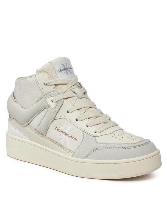 Calvin Klein Jeans Sneakers Calvin Klein Jeans Basket Cupsole High Mix Ml Fad YW0YW01300 Beige