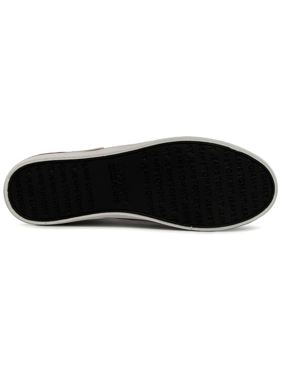 Tommy Jeans Πάνινα παπούτσια Tommy Jeans Essential Slip On Sneaker EN0EN00782 Λευκό