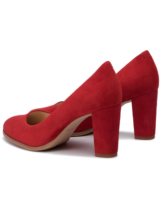 Clarks Туфлі Clarks Kaylin Cara 261465474 Червоний