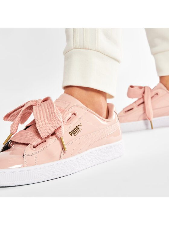 Puma Сникърси Puma Basket Heart Patent Wn's 363073 11 Розов