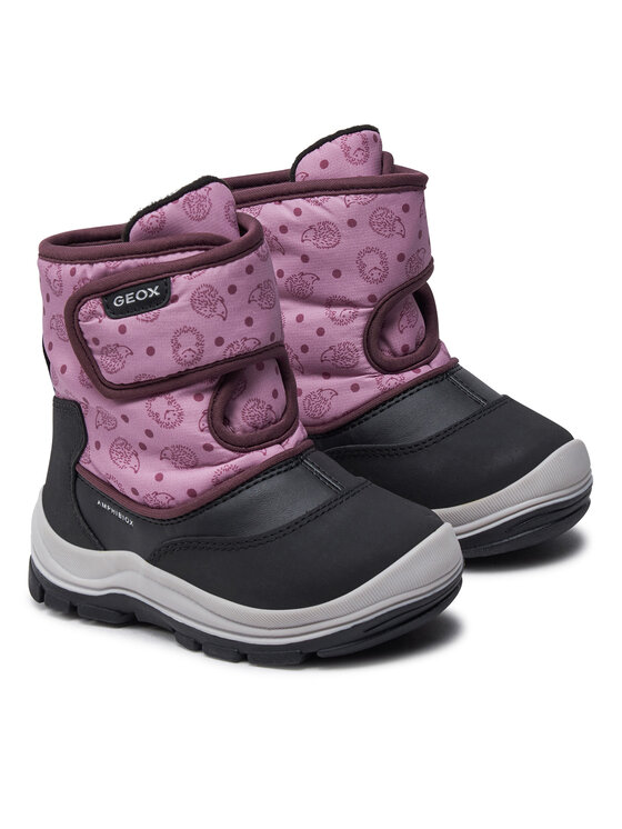 Geox Cizme de zăpadă Geox B Flanfil Girl B Abx B263WG 0BCMN C0724 M Negru