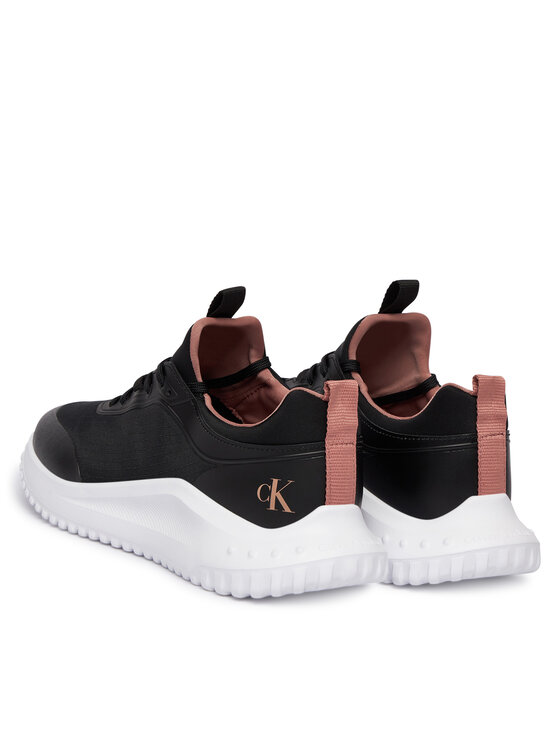 Calvin Klein Jeans Sneakers Calvin Klein Jeans Eva Runner Laceup Sock Mat Mix YW0YW02064 Nero