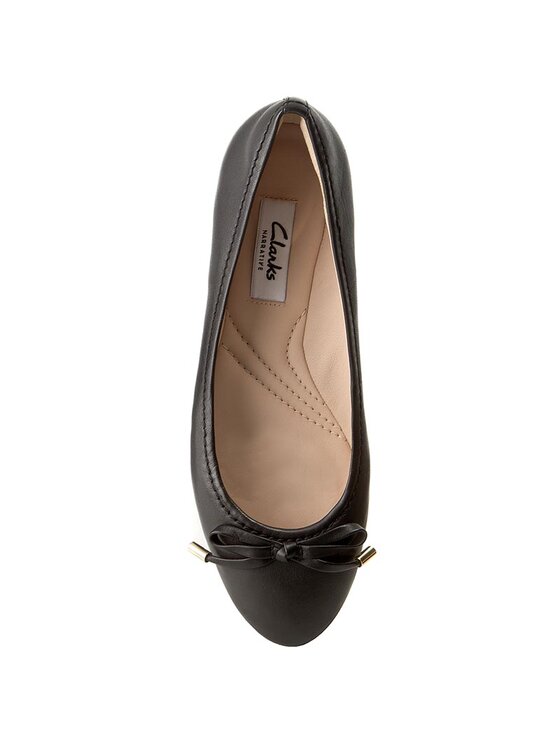 Clarks Baleríny Clarks Grace Lily 261230524 Černá