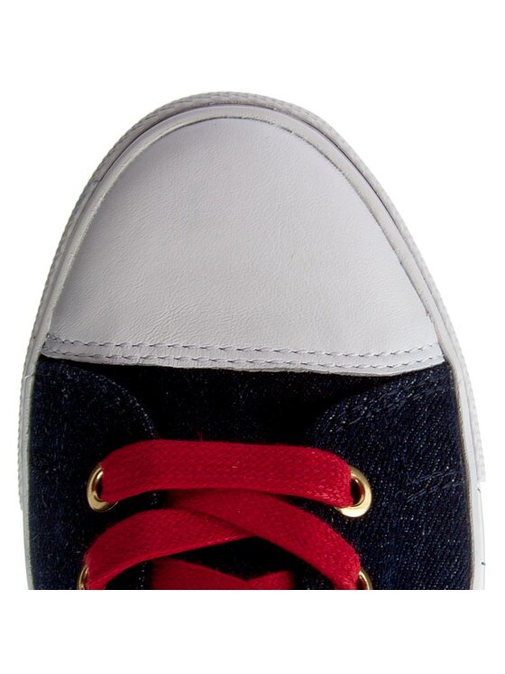 Tommy Hilfiger Laisvalaikio batai Tommy Hilfiger High Top Sneaker Gigi Hadid 1C FW0FW01134 Midnight 403