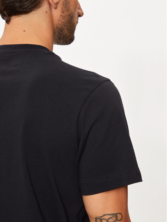 Napapijri Napapijri T-shirt S-box Logo NP0A4I3L Nero Regular Fit