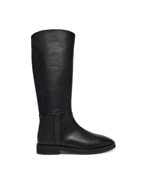 Calvin Klein Cizme Calvin Klein Formal Utk Boot Lth HW0HW02599 Negru