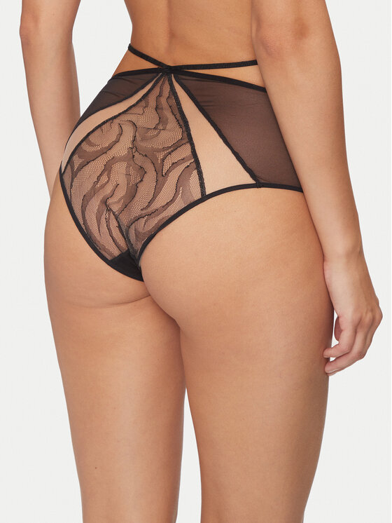 Chantelle Chantelle Mutande classiche a vita alta Ester Manas C019C5 Nero