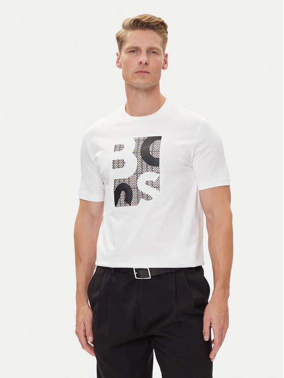 BOSS BOSS Camiseta H-Thompson 655 50543901 Blanco Regular Fit