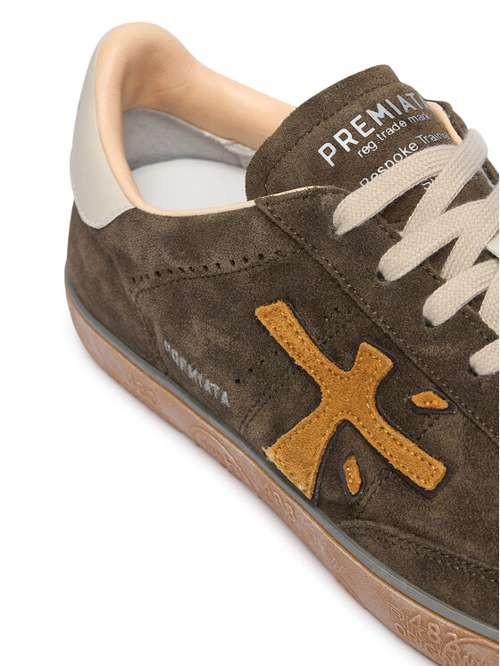 Premiata Sneakersy Premiata Steven Var 7627 Zielony ciemny
