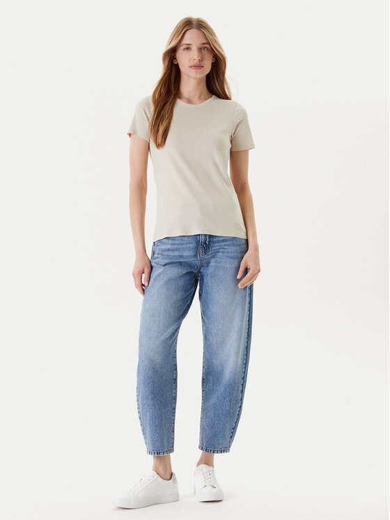 United Colors Of Benetton United Colors Of Benetton Футболка 3GA2E16A0 Бежевий Regular Fit