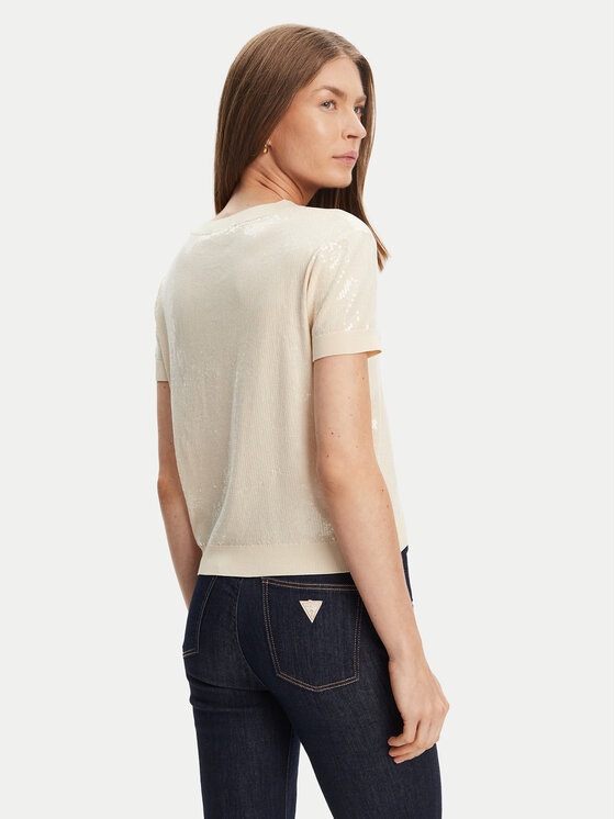 Guess Guess Светр W5YR21 Z3E70 Écru Regular Fit