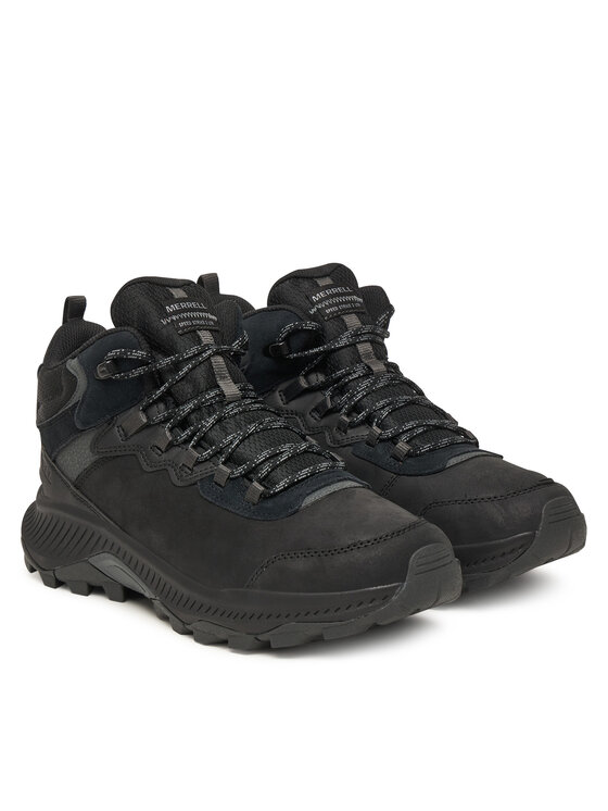 Merrell Трекінгові черевики Merrell Speed Strike 2 Leather Mid Waterproof J038071 Чорний