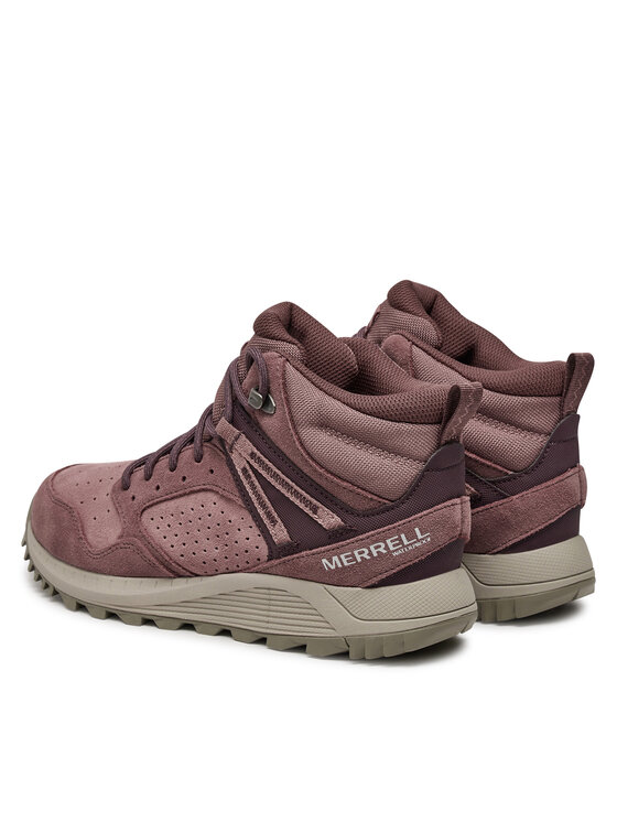 Merrell Outdoorová obuv Merrell Wildwood Mid Ltr Wp J068104 Bordová