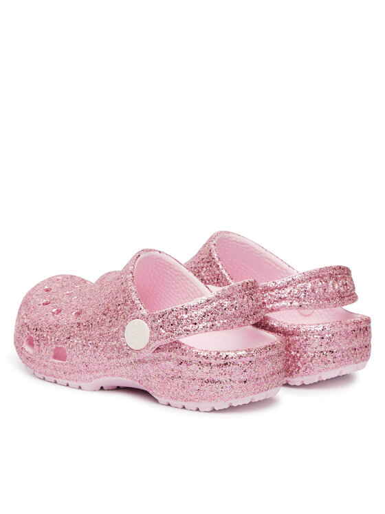 Crocs Шльопанці Crocs Classic Chunky Glitter Clog T 211940 Рожевий