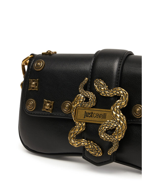 Just Cavalli Τσάντα Just Cavalli Iconic Snakes 81RA4BA7 ZSE07 Μαύρο