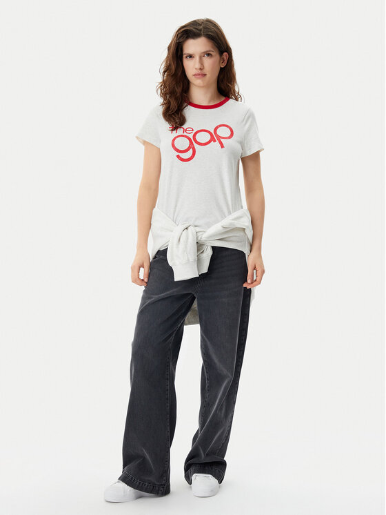 Gap Gap Футболка 723653-06 Сірий Regular Fit
