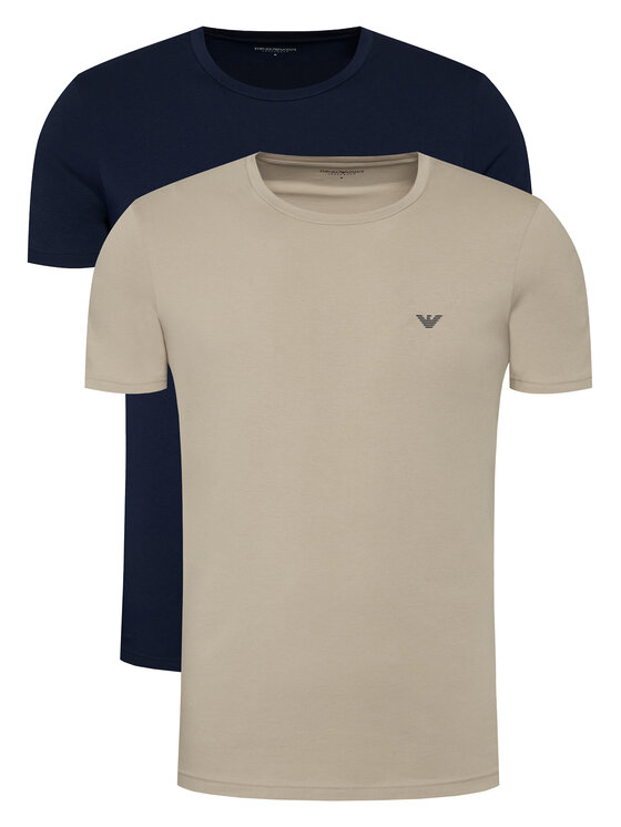 Emporio Armani Underwear Emporio Armani Underwear Komplet t-shirt majic﻿ EM000391 AF18881 M1143 Pisana Slim Fit