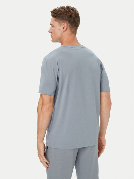 BOSS BOSS Camiseta Network Flag 50566853 Gris Regular Fit
