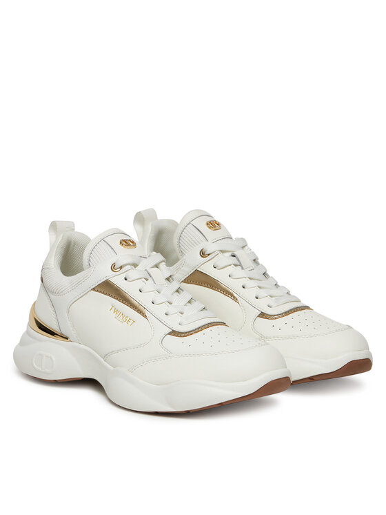 TWINSET Sneakersy TWINSET 251TCP054 Biela