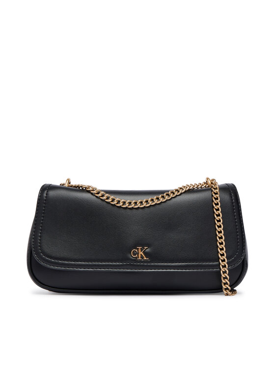 Calvin Klein Soma Calvin Klein Ck Convertible Chain Small Bag LV04F3172G Melns