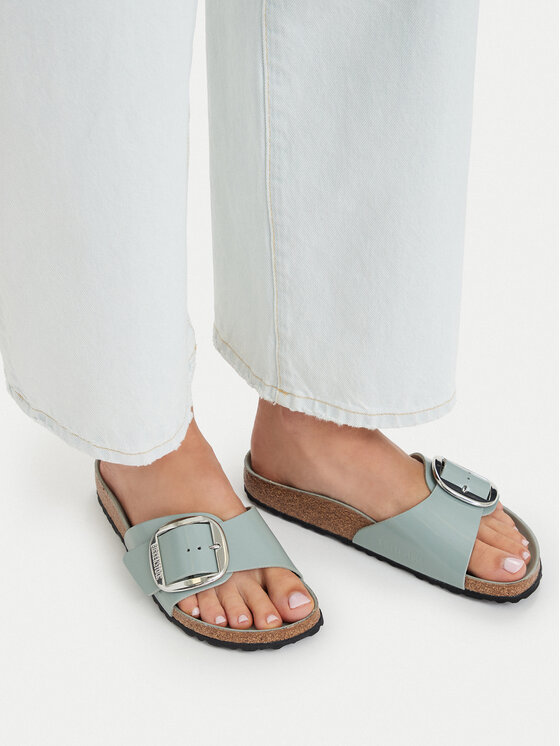 Birkenstock Nazouváky Birkenstock Madrid Big Buckle Hex 1031788 Zelená