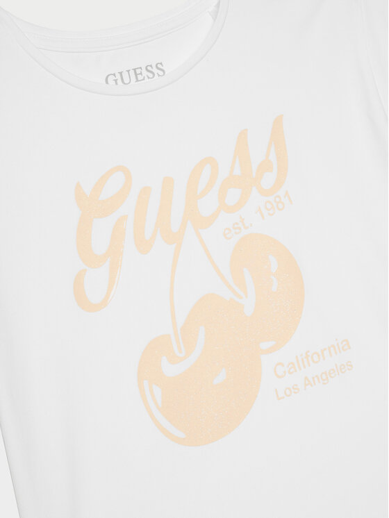 Guess Guess Футболка J5GI00 K6YW4 Білий Regular Fit