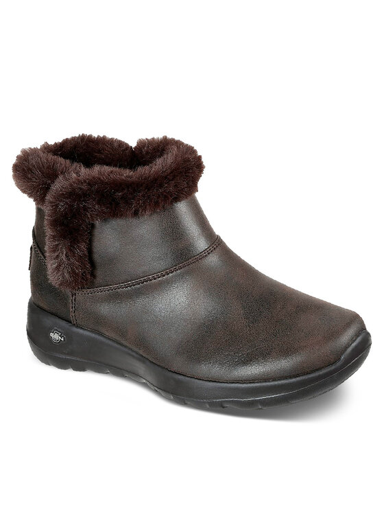 Skechers Ботильйони Skechers On-The-Go Joy Endeavor 144013/CHOC Коричневий