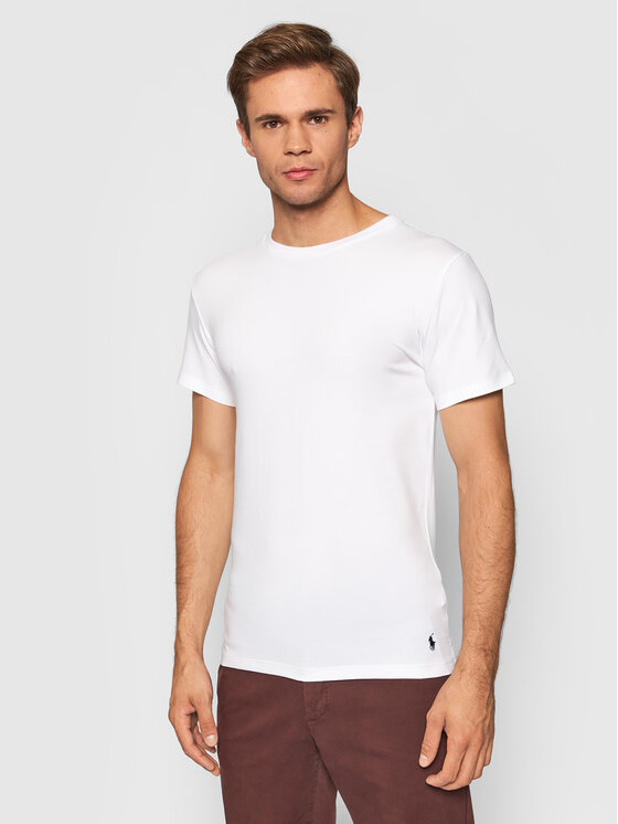 Polo Ralph Lauren Polo Ralph Lauren Marškinėlių komplektas Core Replen 714835960002 Balta Slim Fit