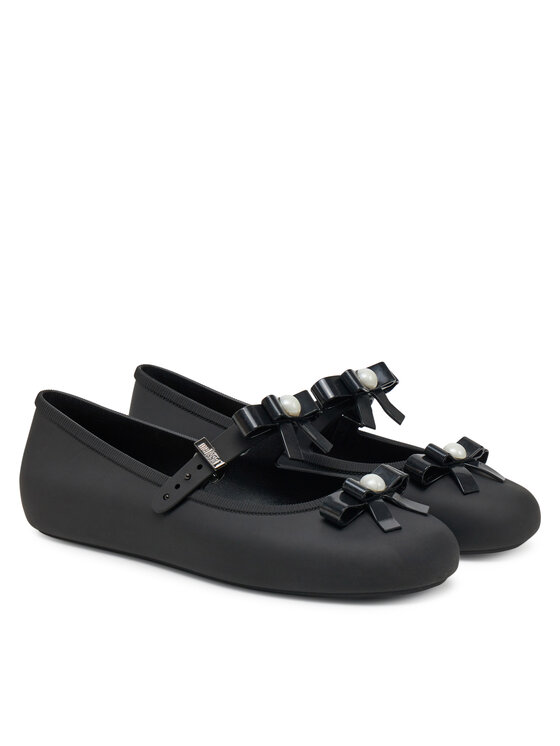 Melissa Baleríny Melissa Melissa Soft Ballerina Bow Ad M 35971 Čierna