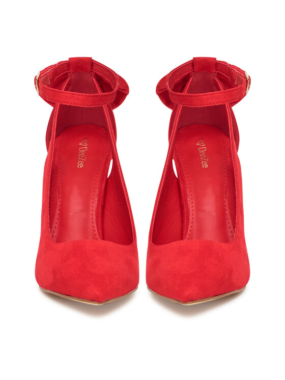 DeeZee Tacón de aguja DeeZee AB-8868 Rojo