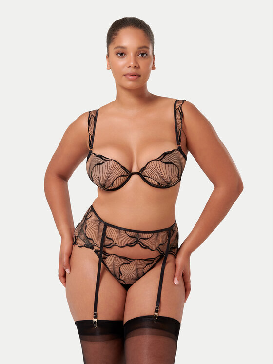Bluebella Bluebella Nedrček s kostjo Marabel 42377 Črna